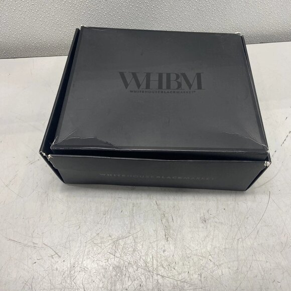 NEW WHITE HOUSE BLACK MARKETNapa Buckle Short Booties – Women’s Size 9 – Black - Picture 7 of 8